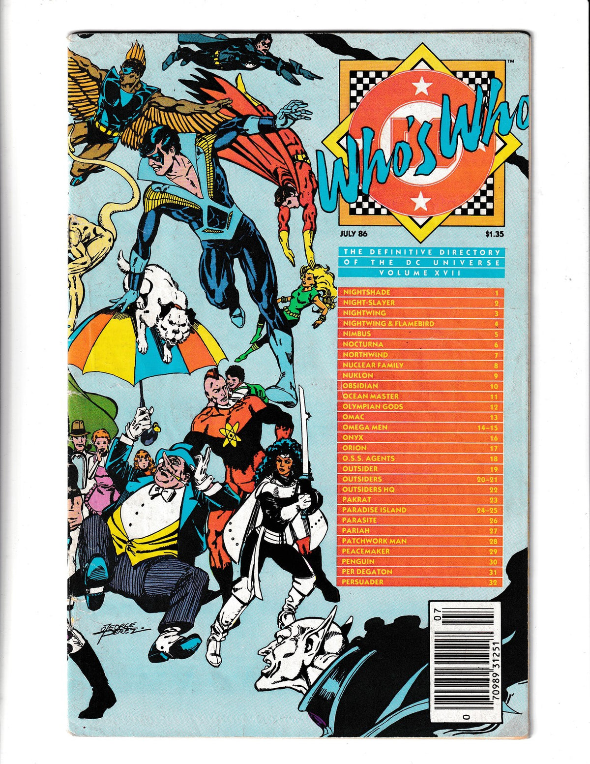 Who's Who: The Definite Directory of the DC Universe #17 (1986) DC Comics