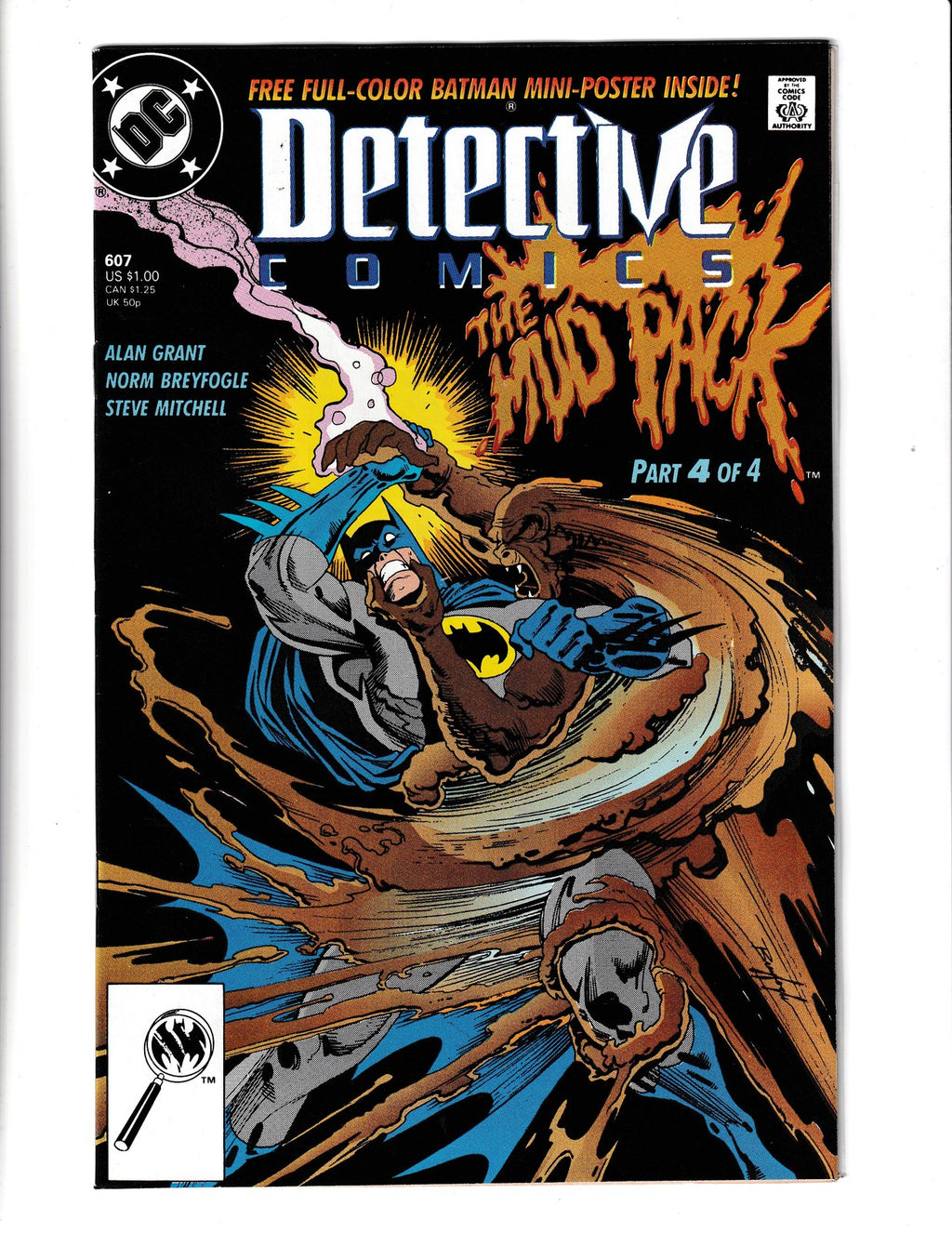 Detective Comics #607 (1989) Poster Intact DC Comics