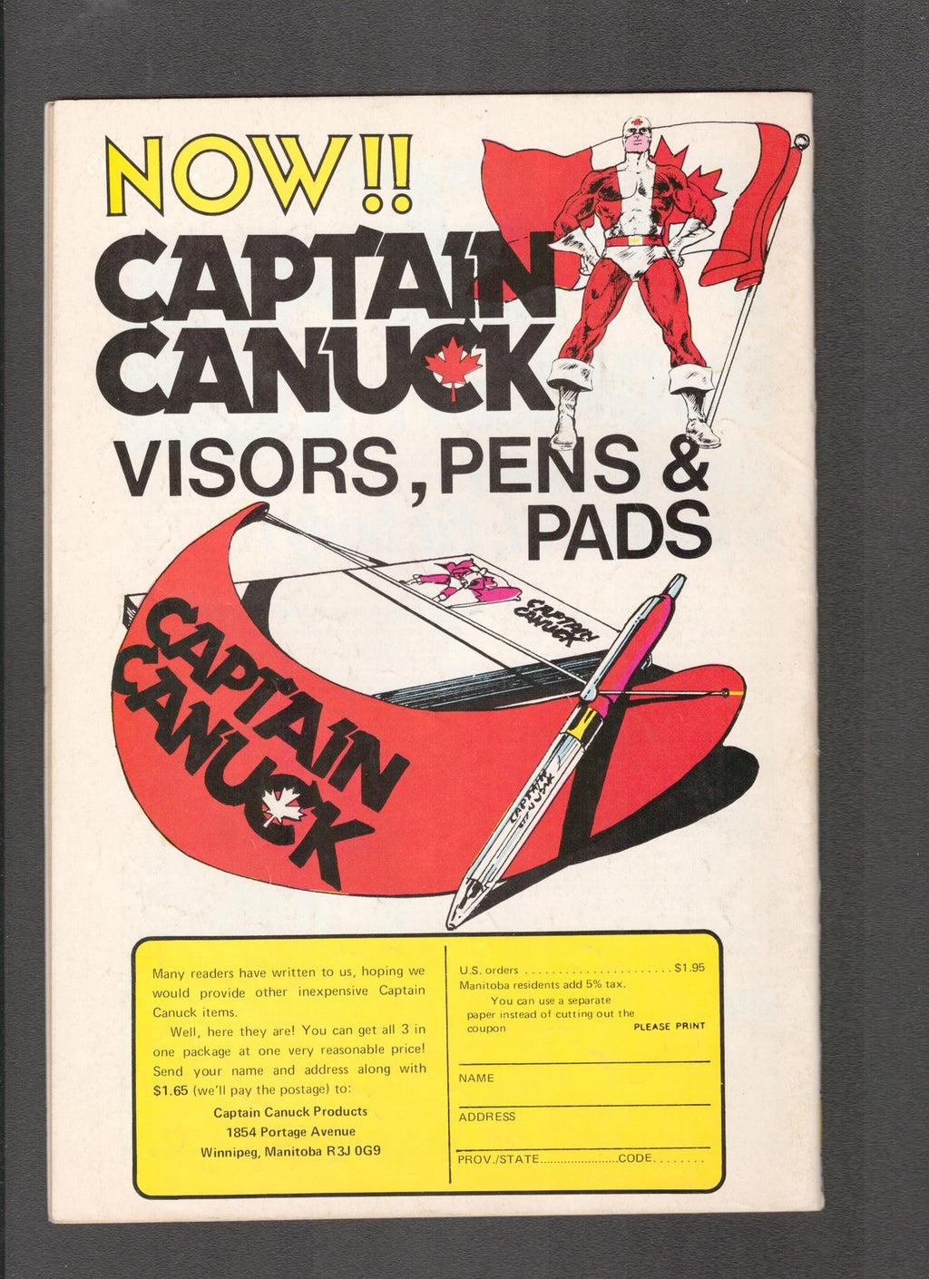 Captain Canuck #2 (1976) Combined Shipping Comely Comics