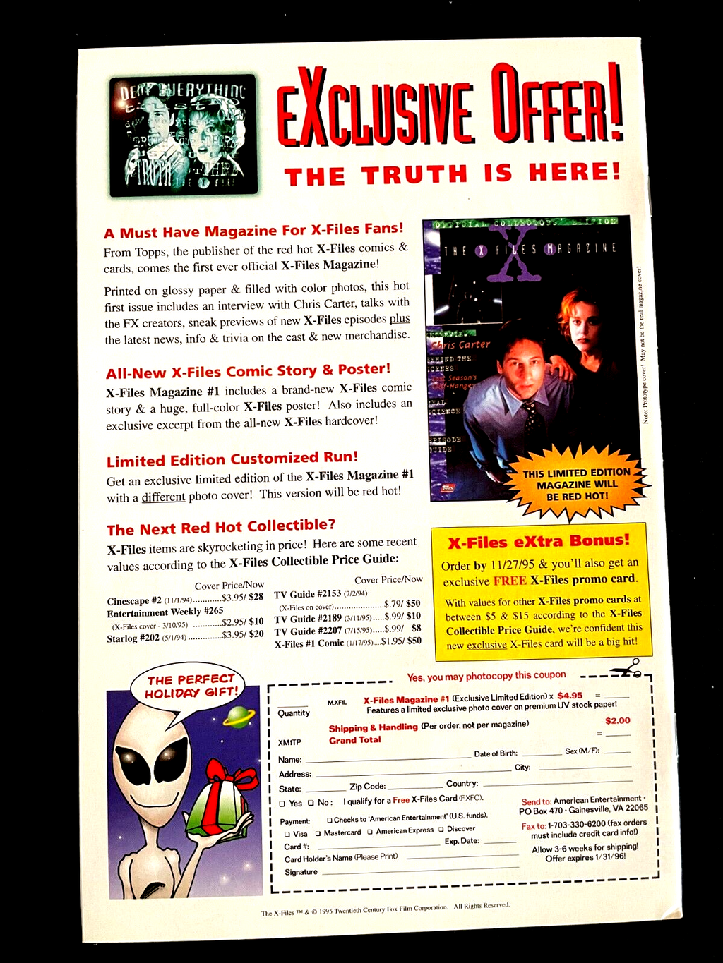 X-Files #10 1995  - Topps