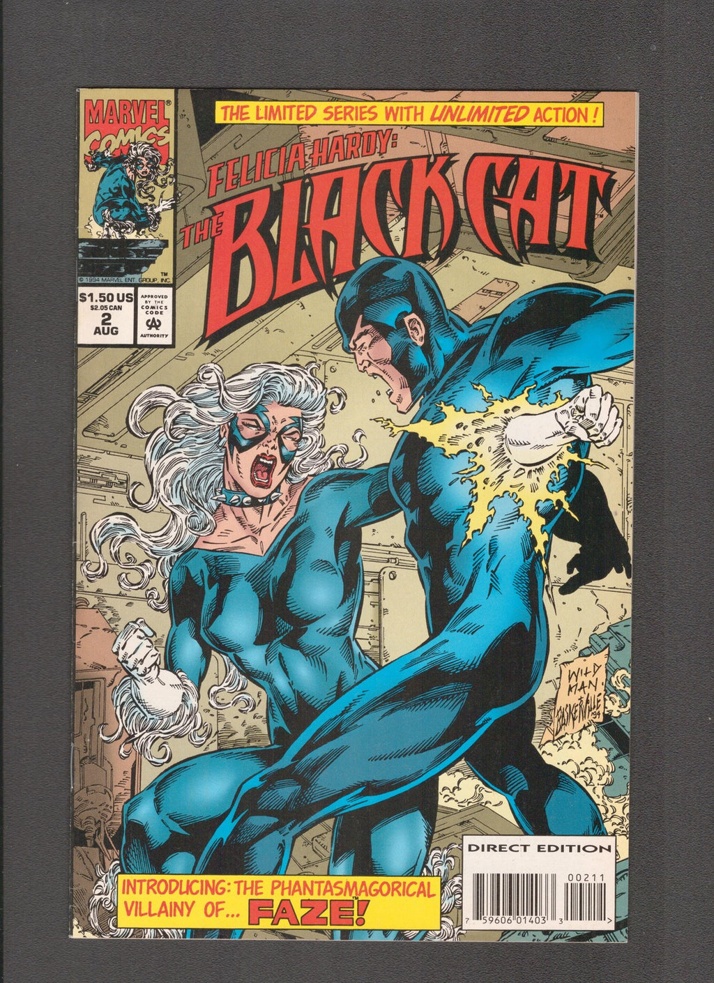 Felisha Hardy: Black Cat #2 (1994) Bob Sharen Marvel Comics