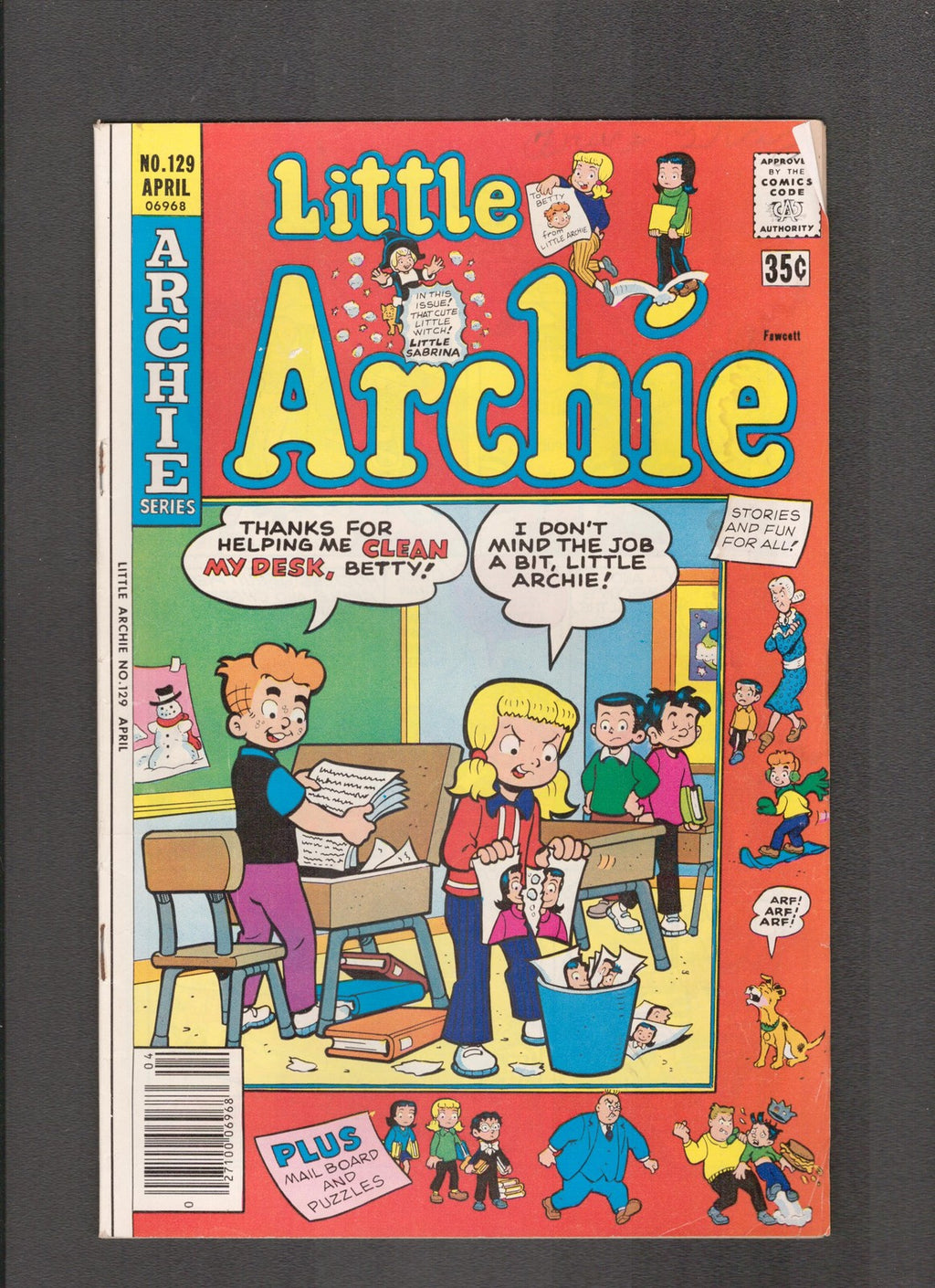 Little Archie #129 (1978) Desk Cleaning Archie Comics