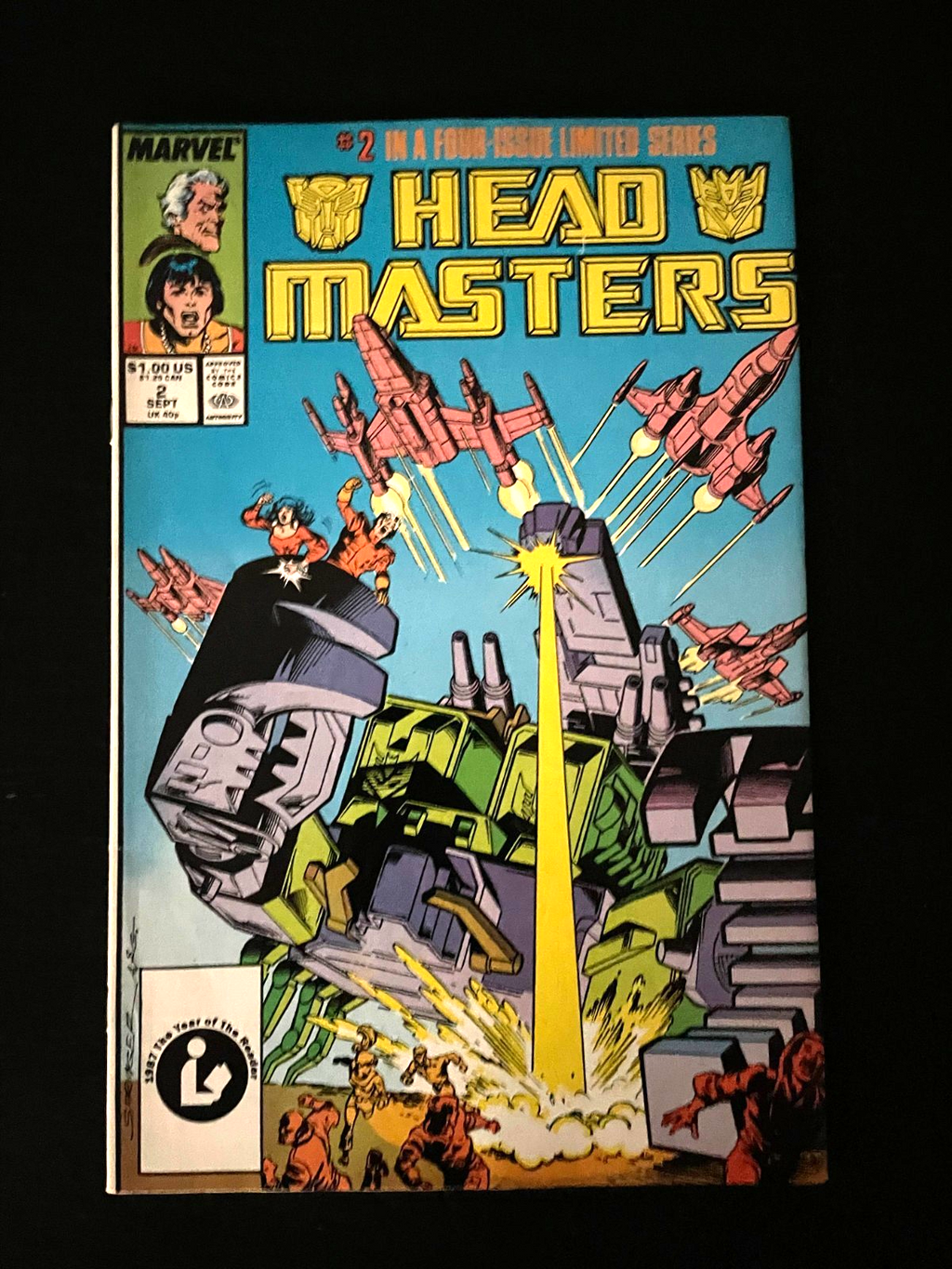 Transformers: Head Masters - Complete Set of 4 #1-4 (1987/88) Marvel