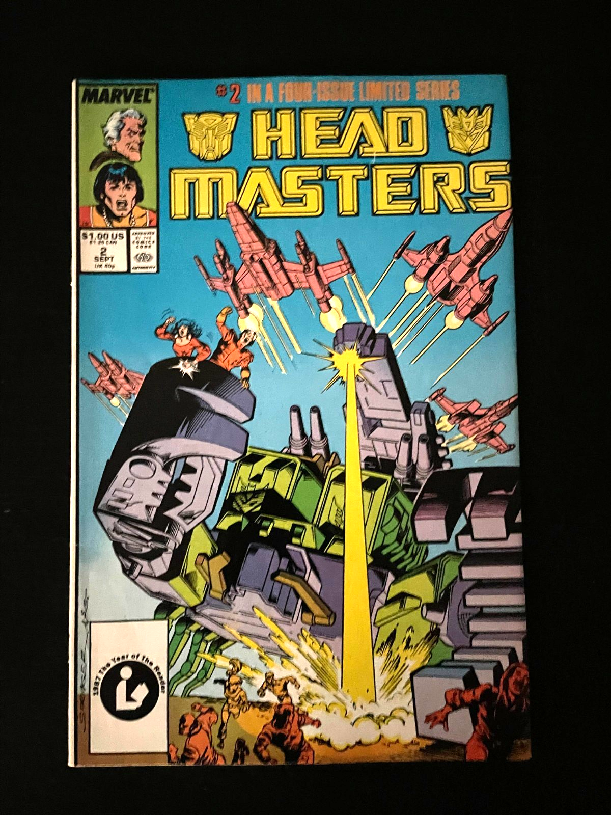 Transformers: Head Masters - Complete Set of 4 #1-4 (1987/88) Marvel
