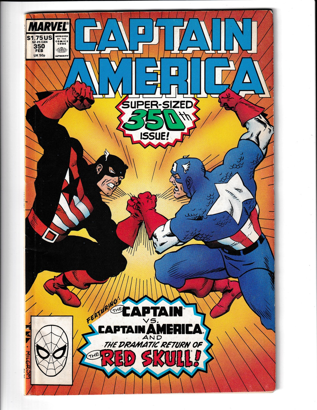 Captain America #350 (1989) Marvel Comics