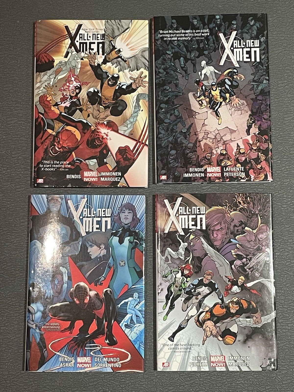 All-New X-Men 1-4 (2014) Hardcover Set by Brian Michael Bendis - Marvel Comics