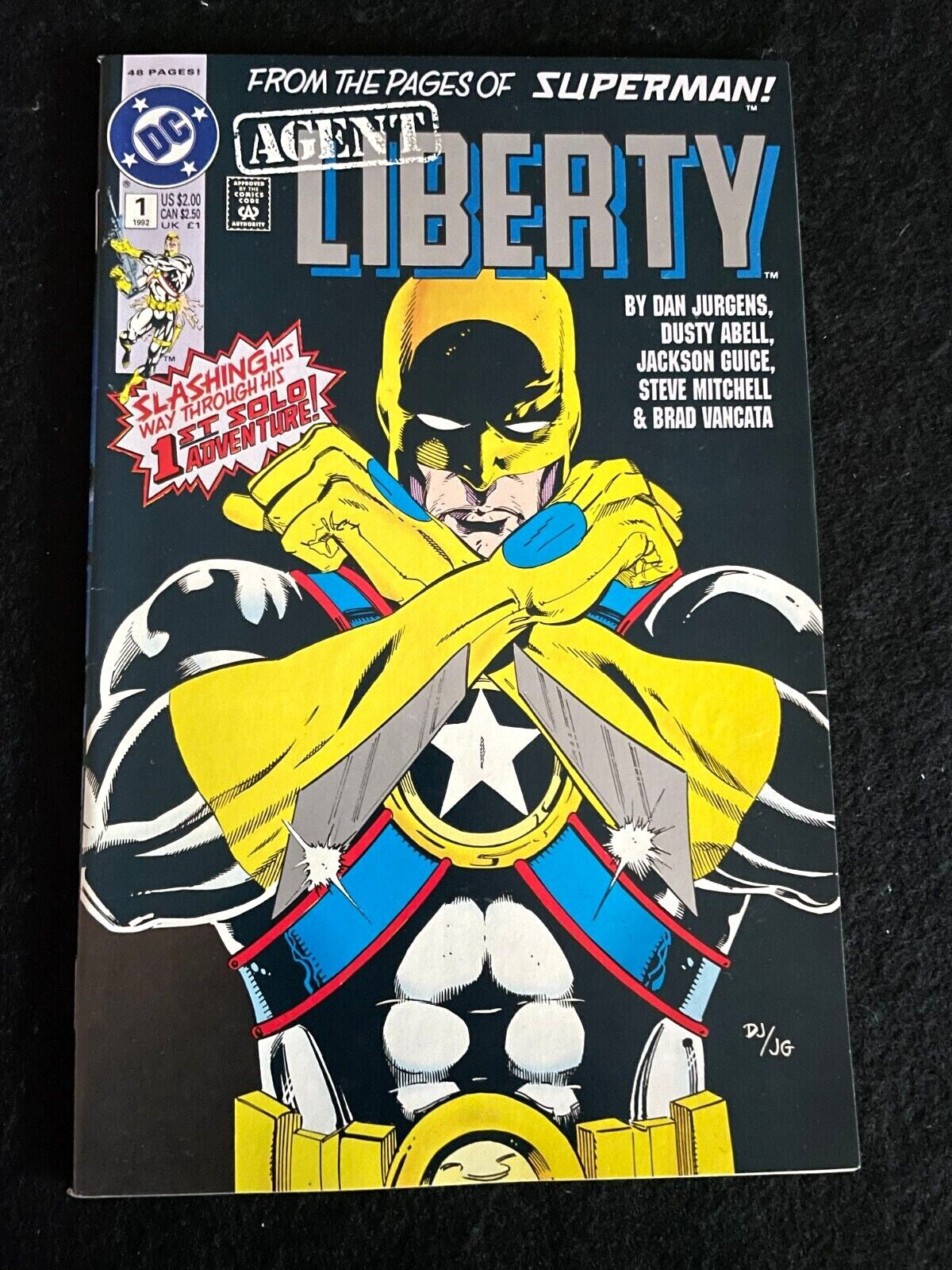 Agent Liberty #1 1992 - DC - HIGHER GRADE