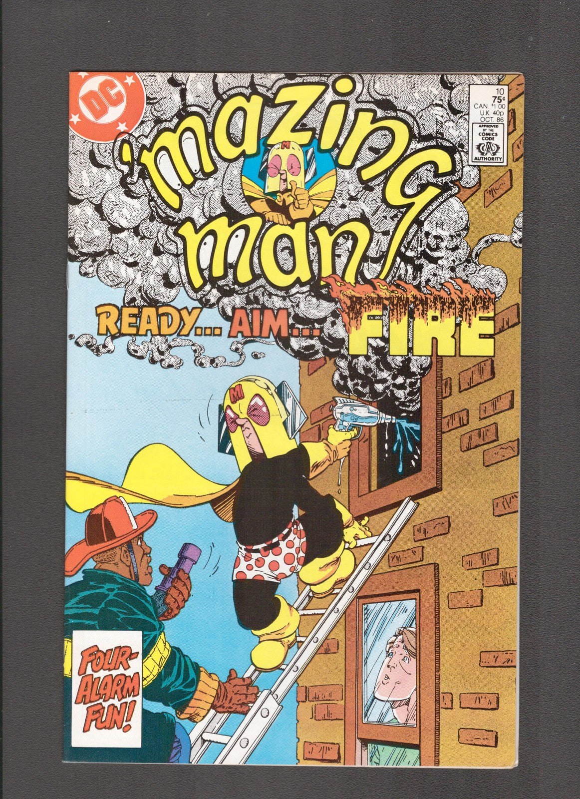 Mazing Man #10 (1986) Higher Grade DC Comics