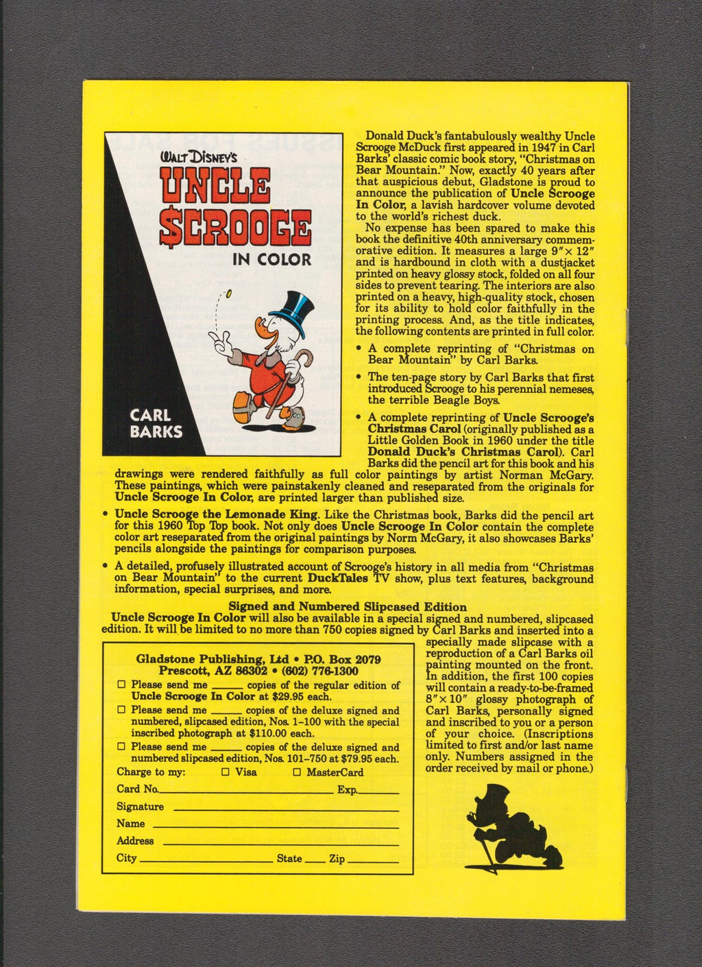 Walt Disney's Comics and Stories #528 (1988) Carl Marks Gladstone Comics