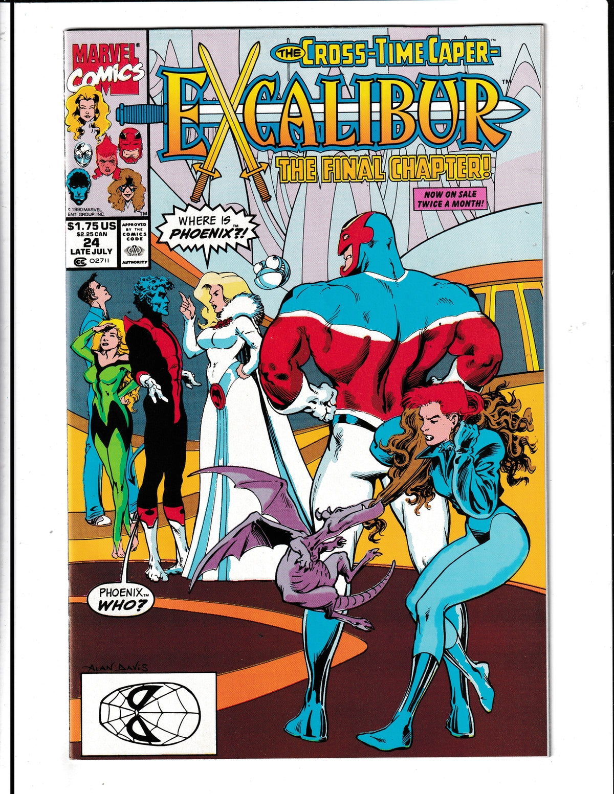 Excalibur #24 (1990) HIGH GRADE Marvel Comics