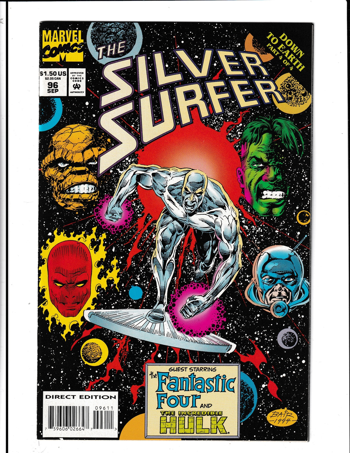 Silver Surfer #96 (1994) Marvel Comics SKU:625