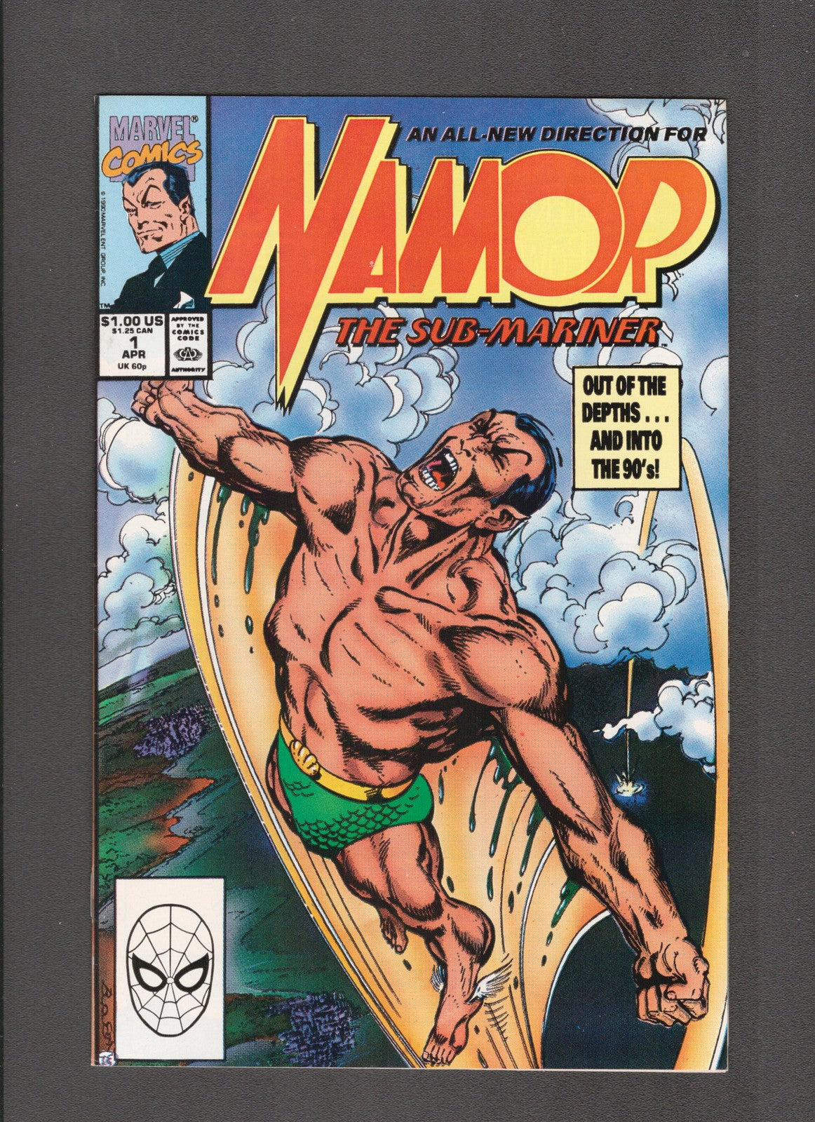 Namor: The Sub-Mariner #1 (1990) Byrne/Wiacek Marvel Comics