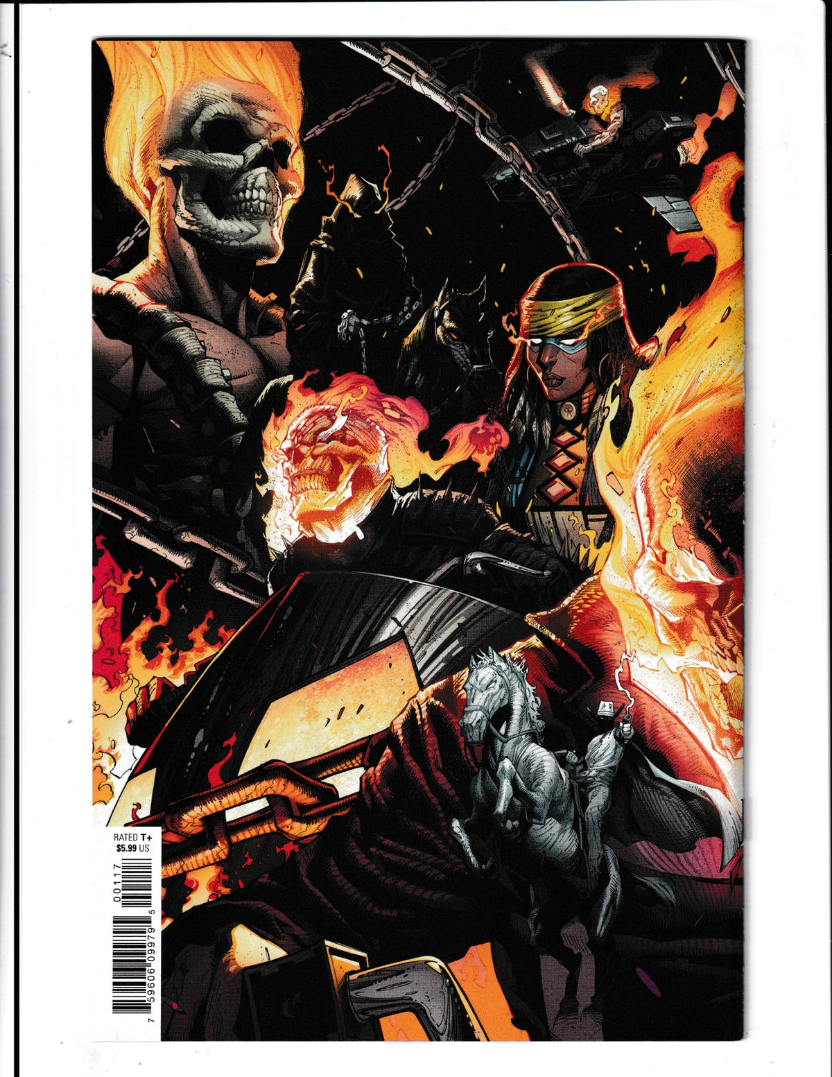 Ghost Rider #1K (2022) Stegman wraparound cover Marvel Comics