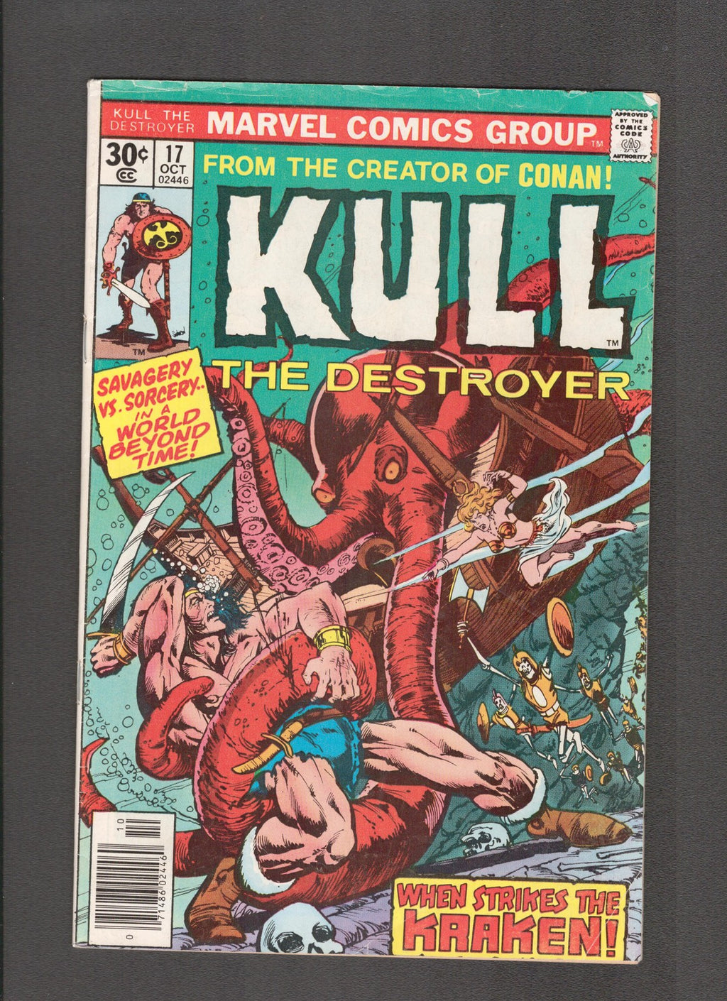 Kull the Destroyer #17 (1976) Gil Kane, Doug Moench, Roy Thomas Marvel Comics
