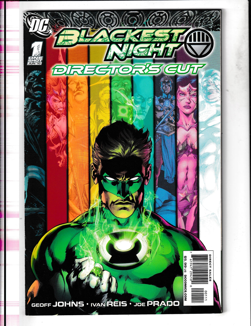 Blackest Night #1d (2010) Director's Cut DC Comics