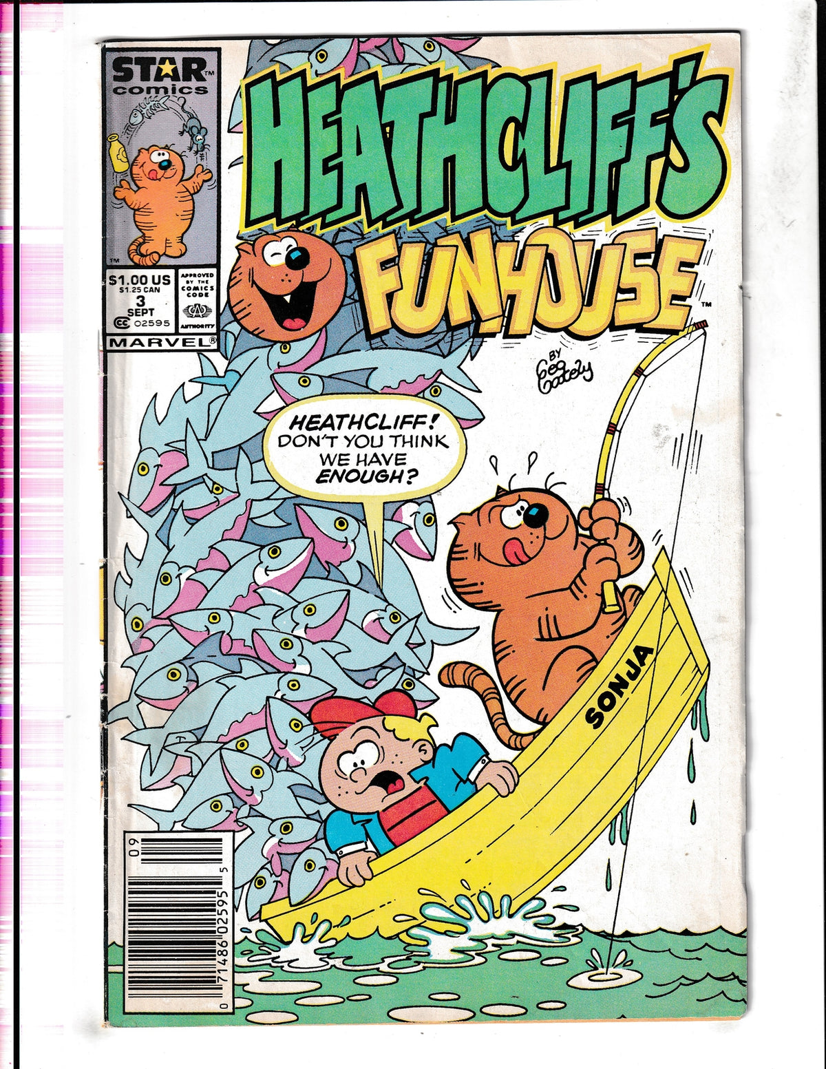 Heathcliff's Funhouse #3 (1987) Star Comics