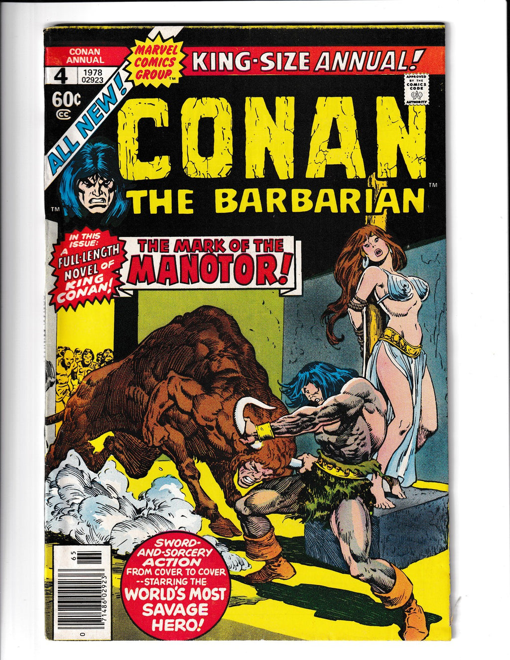 Conan the Barbarian Annual #4 (1978) Buscema/Thomas Marvel Comics