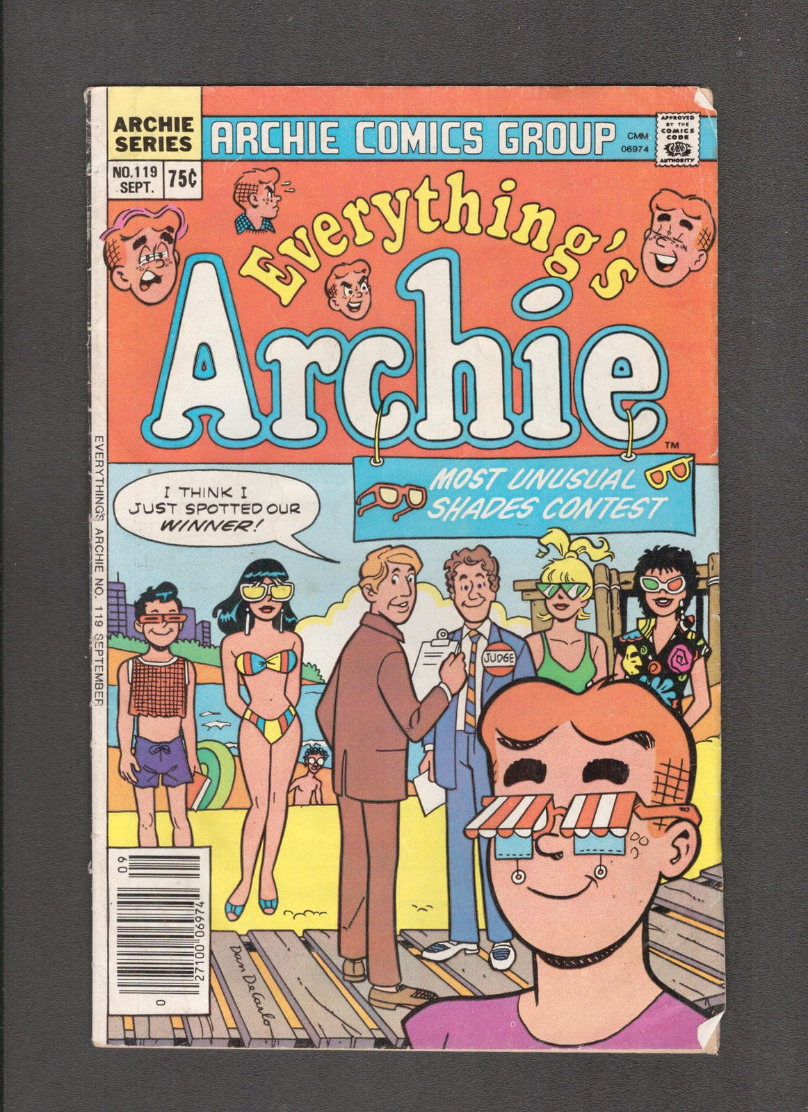 Everything's Archie #119 (1985) Beach Scene Archie Comics
