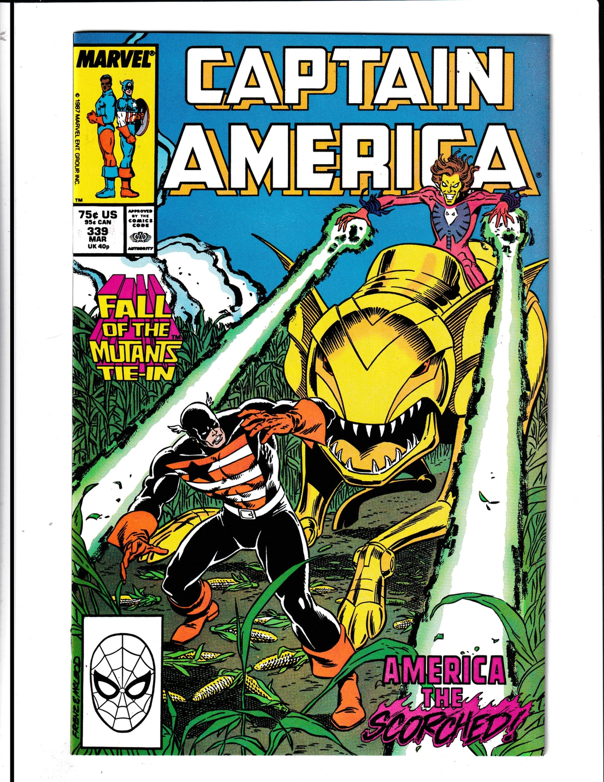 Captain America #339 (1988) Marvel Comics