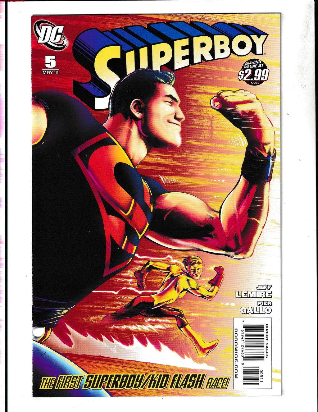 Superboy #5 (2011) Jeff Lemire & Pier Gallo DC Comics
