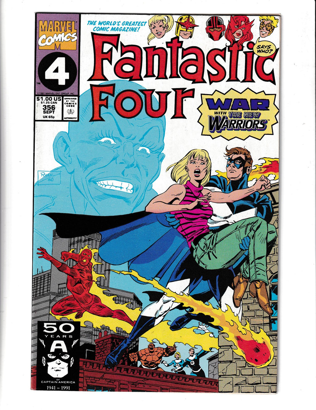 Fantastic Four #356 (1991) Marvel Comics SKU:2932