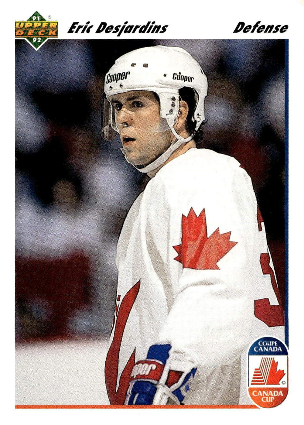 1991-92 Upper Deck #504 Eric Desjardins Hockey Canada