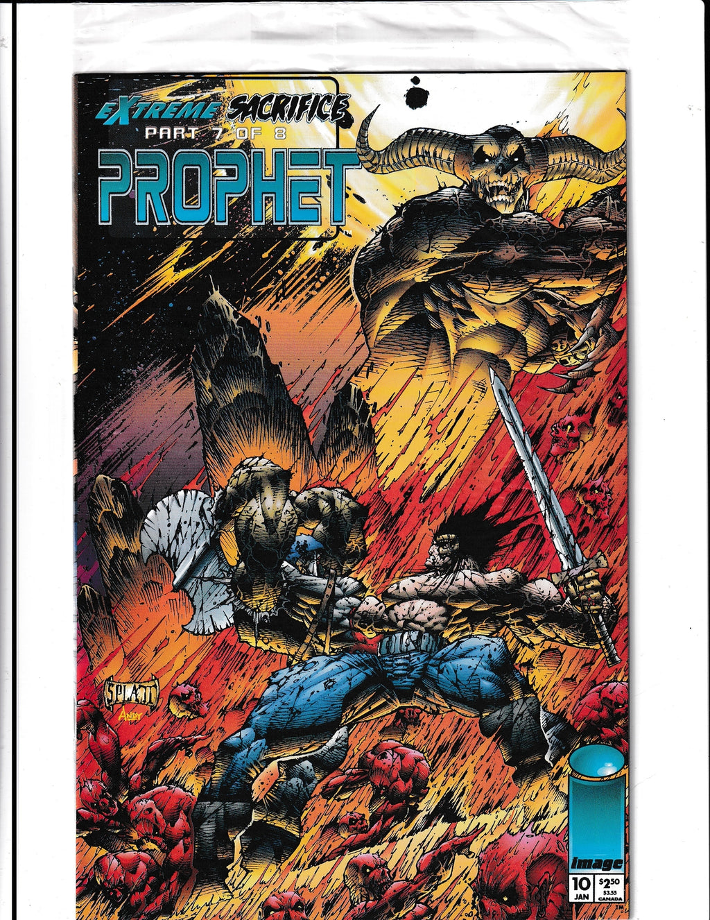 Prophet #10 (1995) Last Issue - Sealed With Reign Trading Card Image Comics