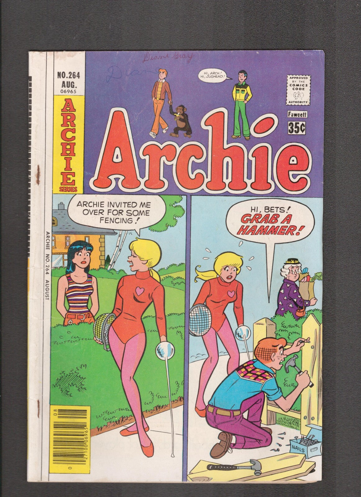 Archie Comics #264 (1976) Fencing Archie Comics