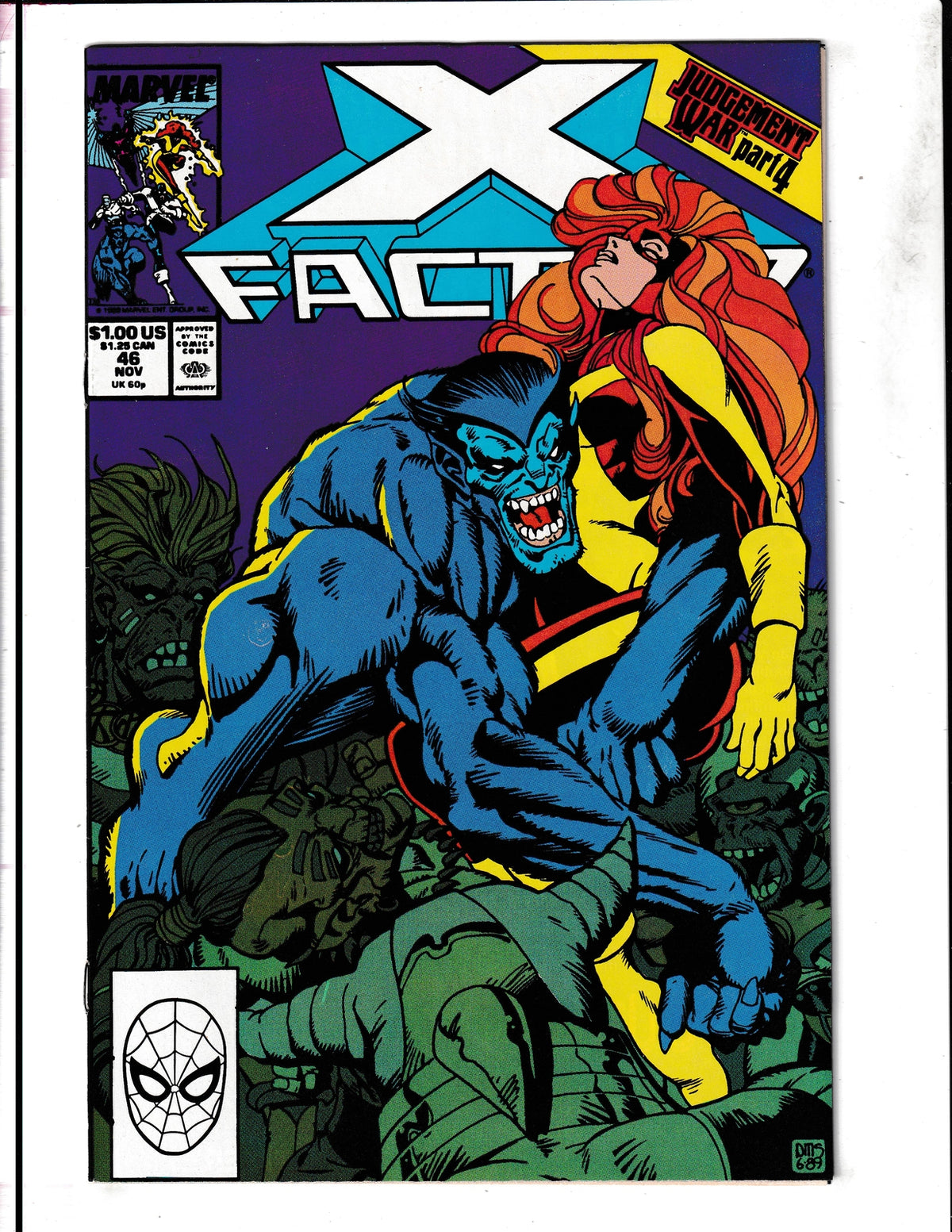 X-Factor #46 (1989) Higher Grade Marvel Comics