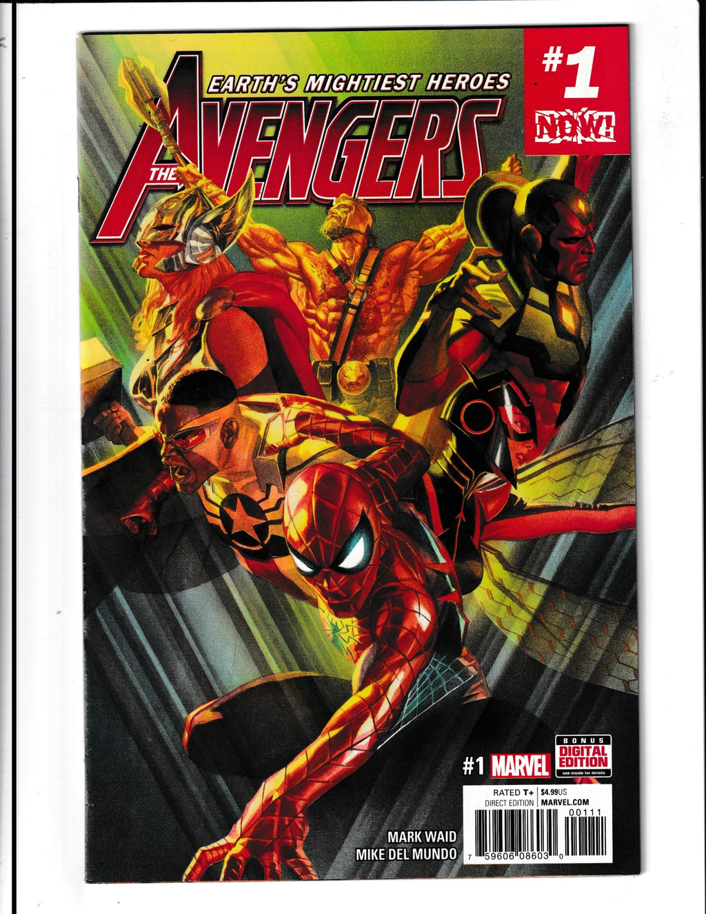 Avengers #1 (2017) Alex Ross Cover Marvel Comics
