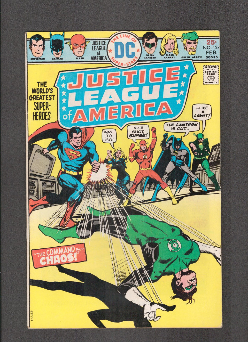 Justice League of America #127 (1976) Dick Giordano DC Comics