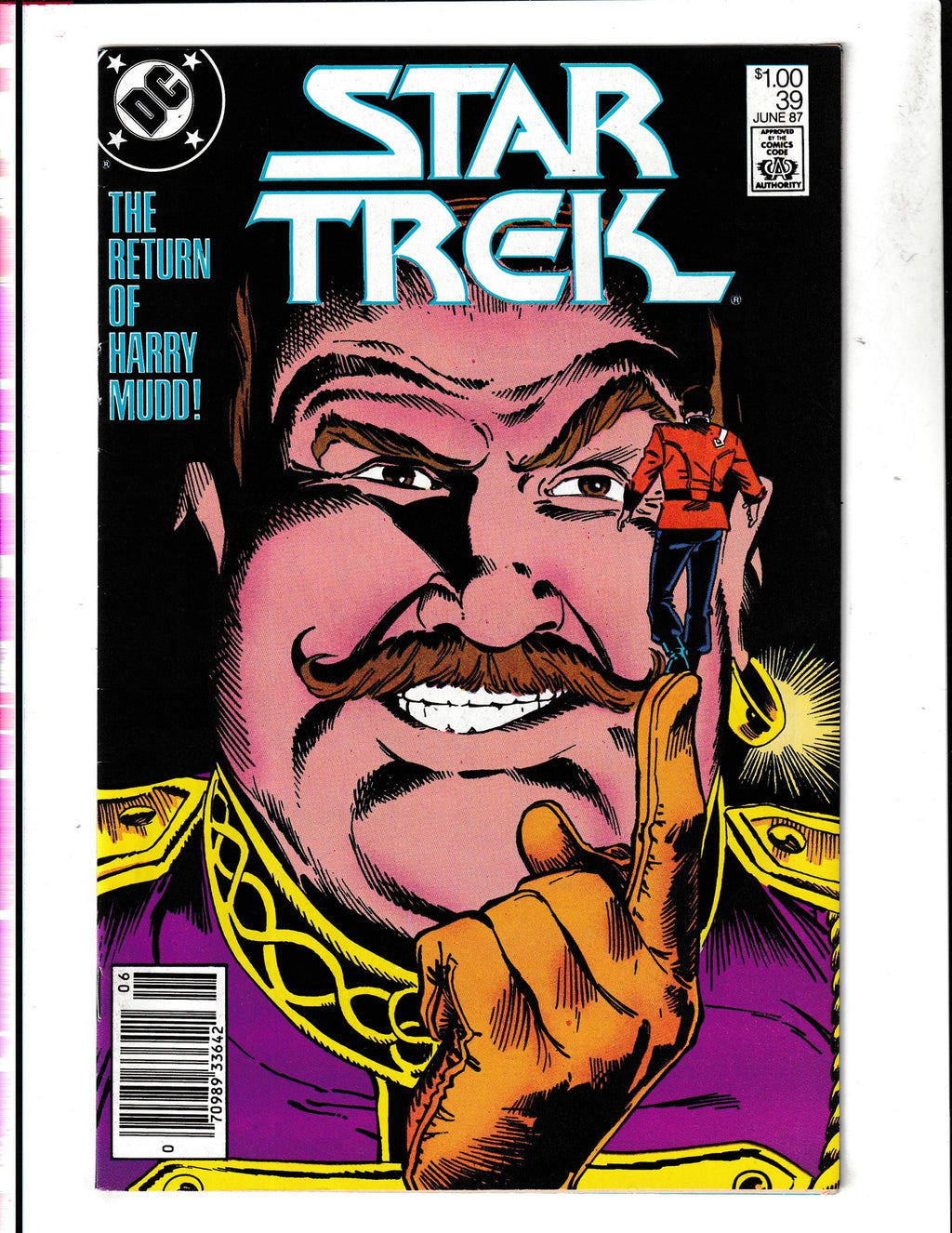 Star Trek #39 (1987) Canadian Newsstand DC Comics
