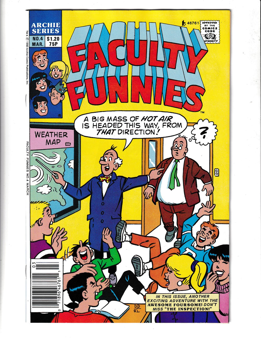 Faculty Funnies #4 (1989) Awesome Foursome Archie Comics