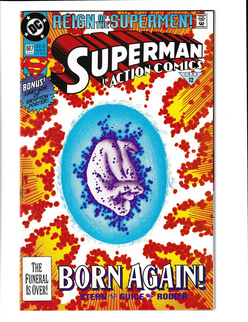 Action Comics #687B (1993) Higher Grade DC Comics