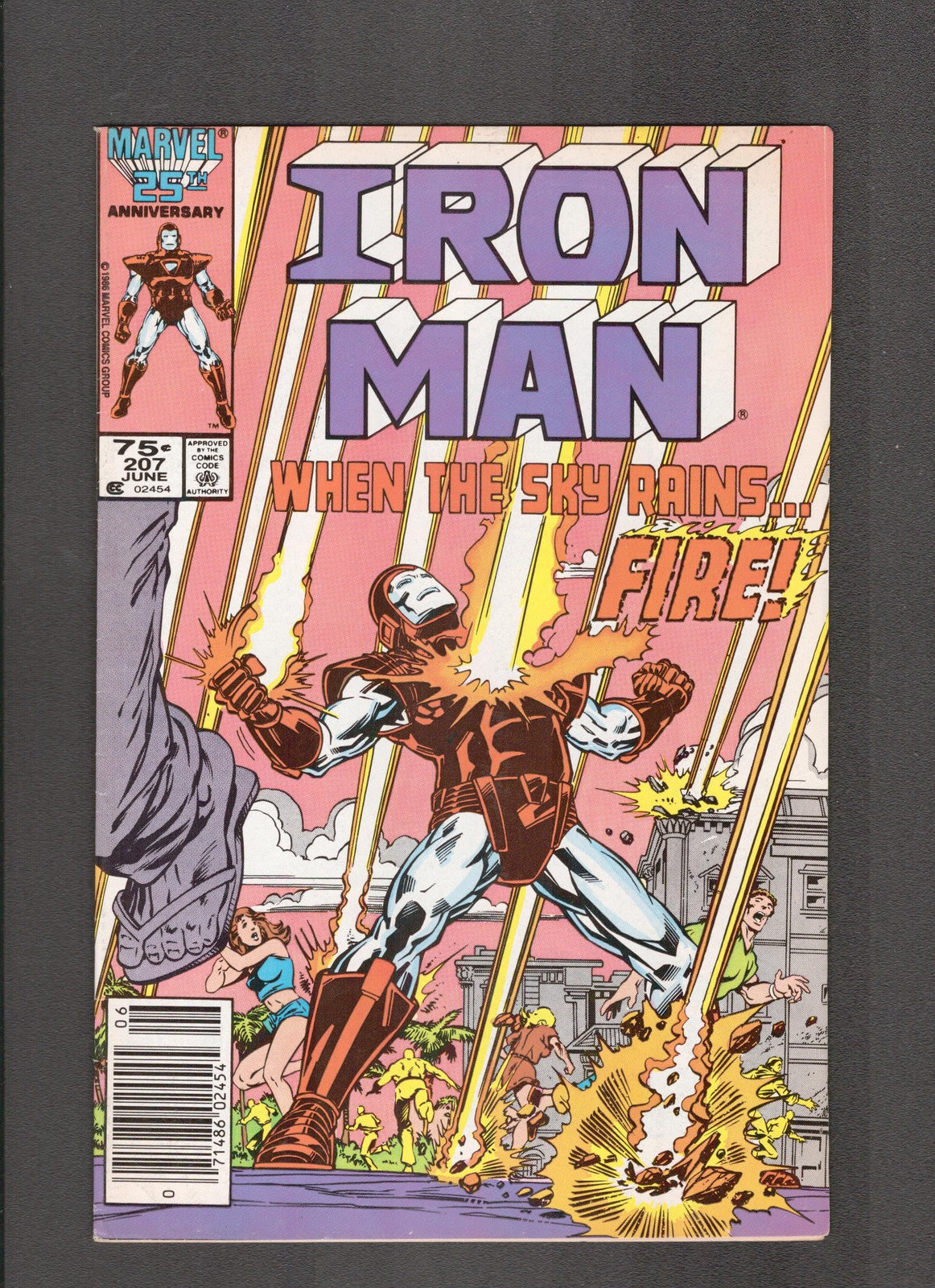 Iron Man #207 (1986) Mark Bright Marvel Comics
