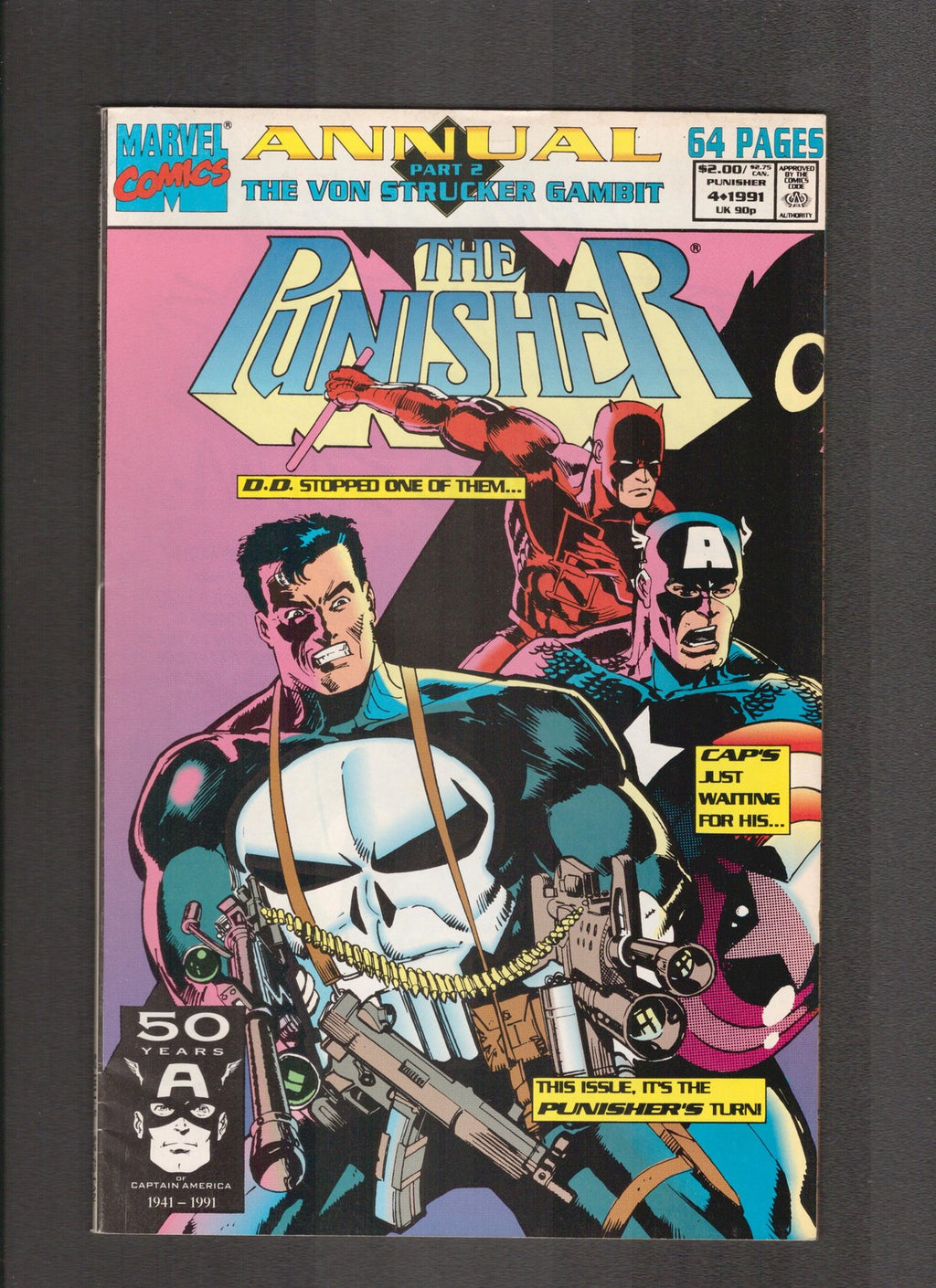 Punisher Annual #4 (1991) Golden/Jansen Marvel Comics