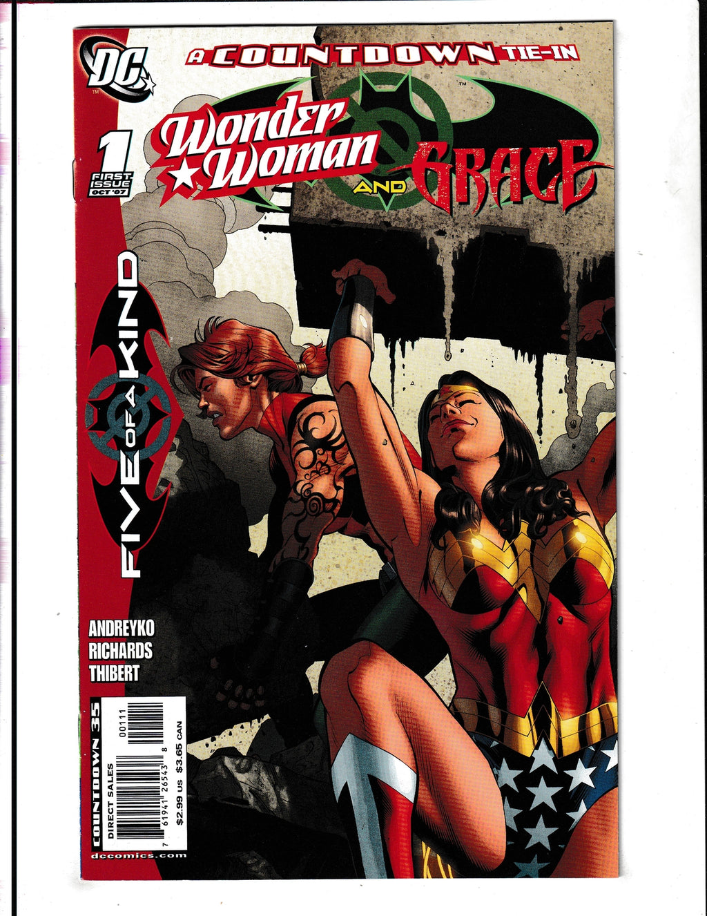 Outsiders: Five of a Kind #1 (2007) Wonder Woman & Grace DC Comics