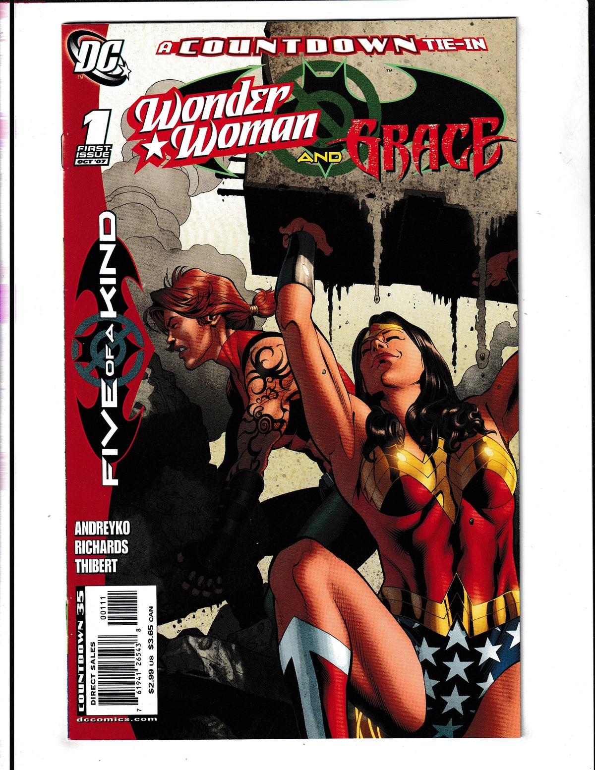 Outsiders: Five of a Kind #1 (2007) Wonder Woman & Grace DC Comics