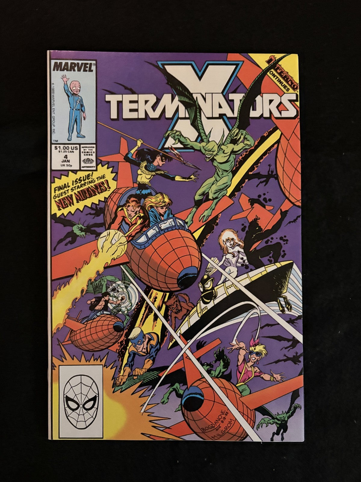 X-Terminators - Complete Set of 4 #1-4 (1988-89) Marvel Comics