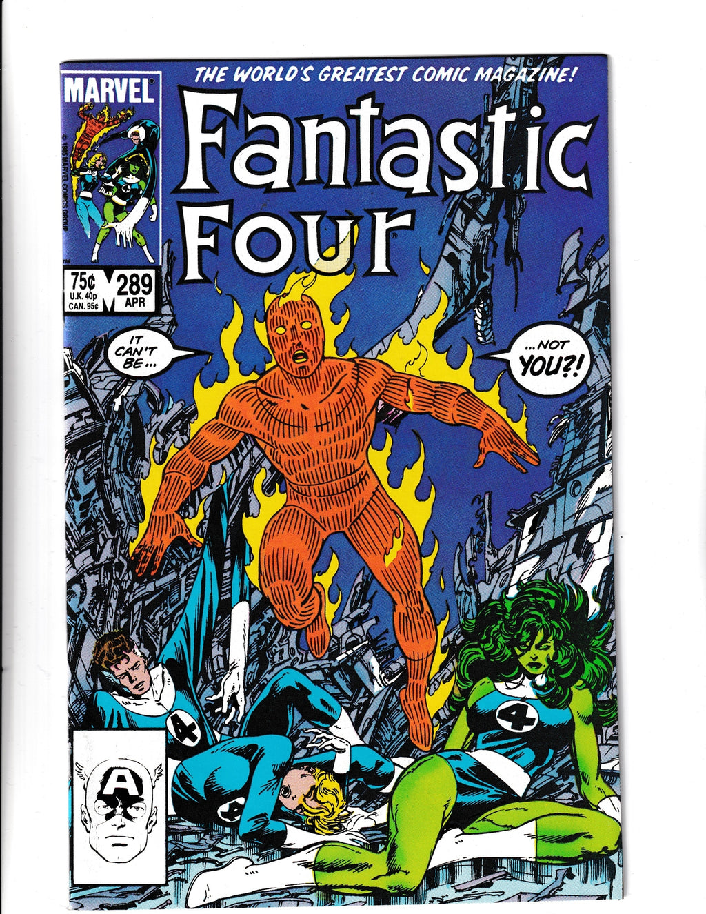 Fantastic Four #289 (1986) Marvel Comics SKU:049
