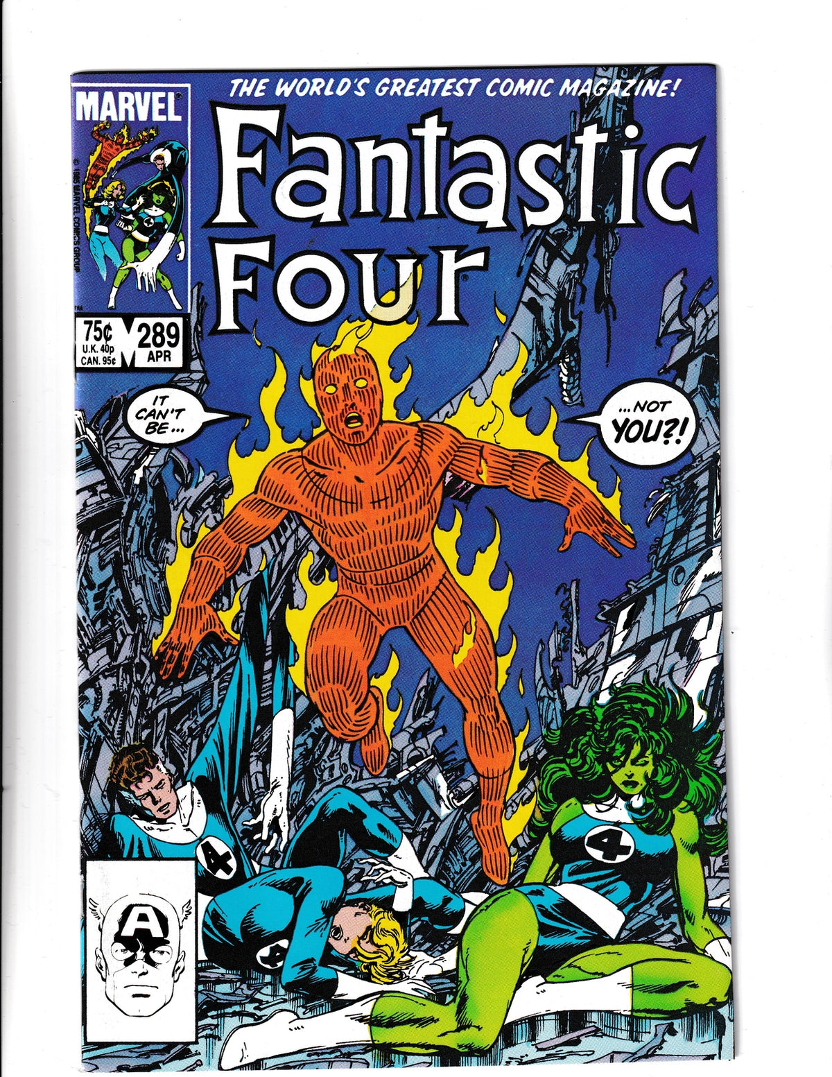 Fantastic Four #289 (1986) Marvel Comics SKU:049