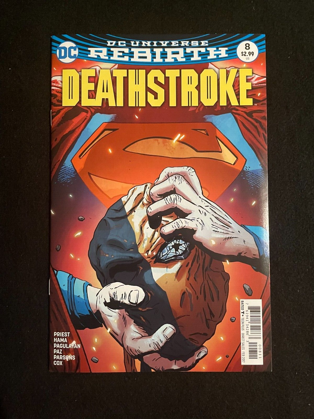 Deathstroke #8 w/foldout preview inside (2017) HIGH GRADE DC Comics Rebirth