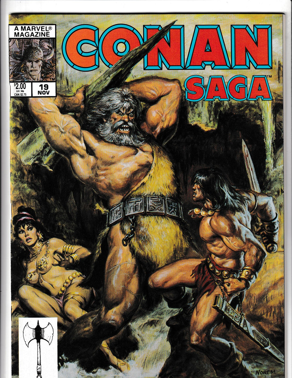 Conan Saga #19 (1988) Marvel Comics