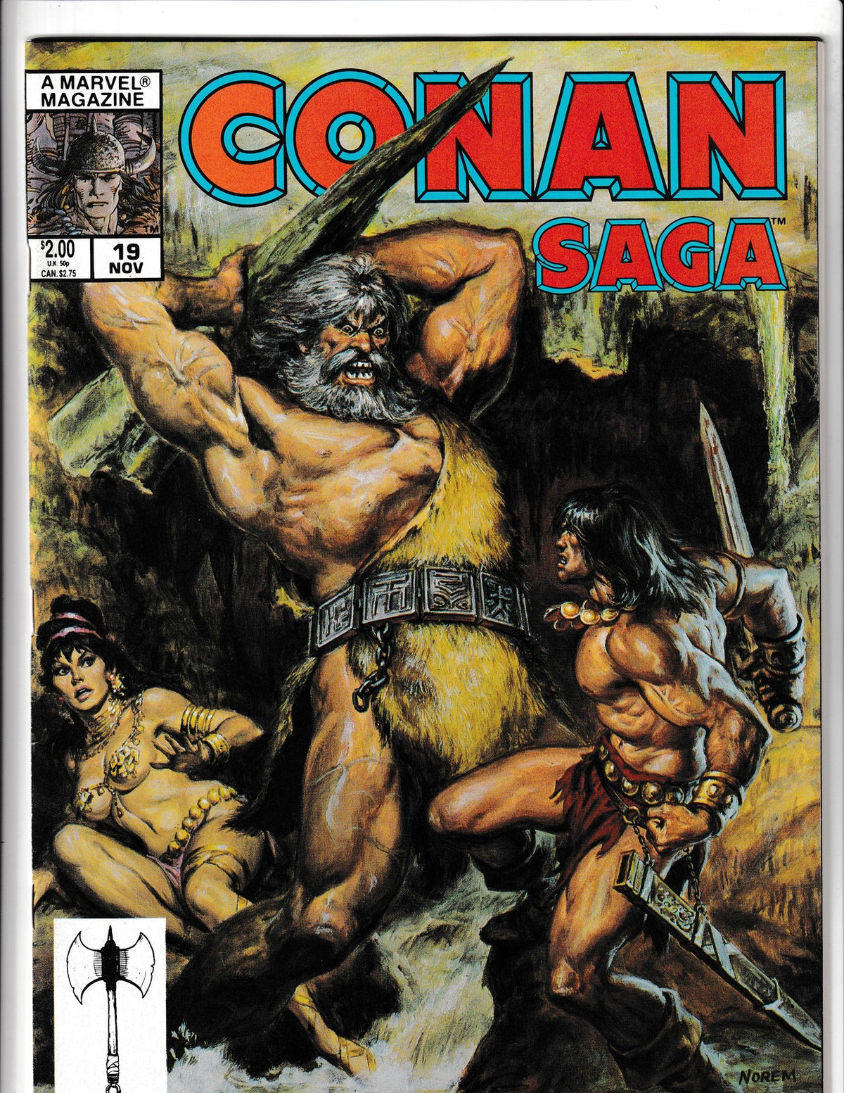 Conan Saga #19 (1988) Marvel Comics