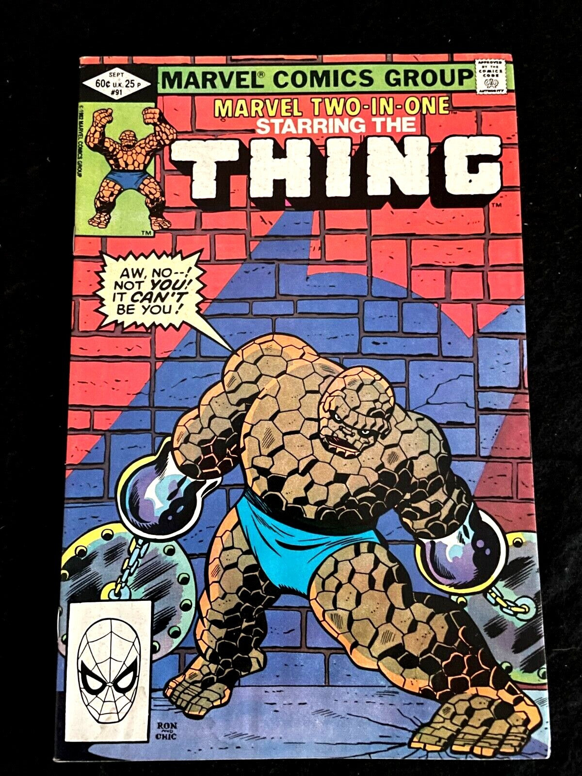 Marvel Two-in-One #91 1982 - The Thing