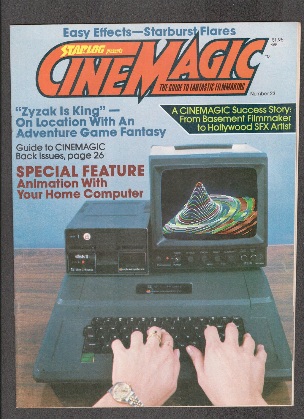 Starlog Presents CineMagic #23 (1983) Zyzak is King Starlog Comics