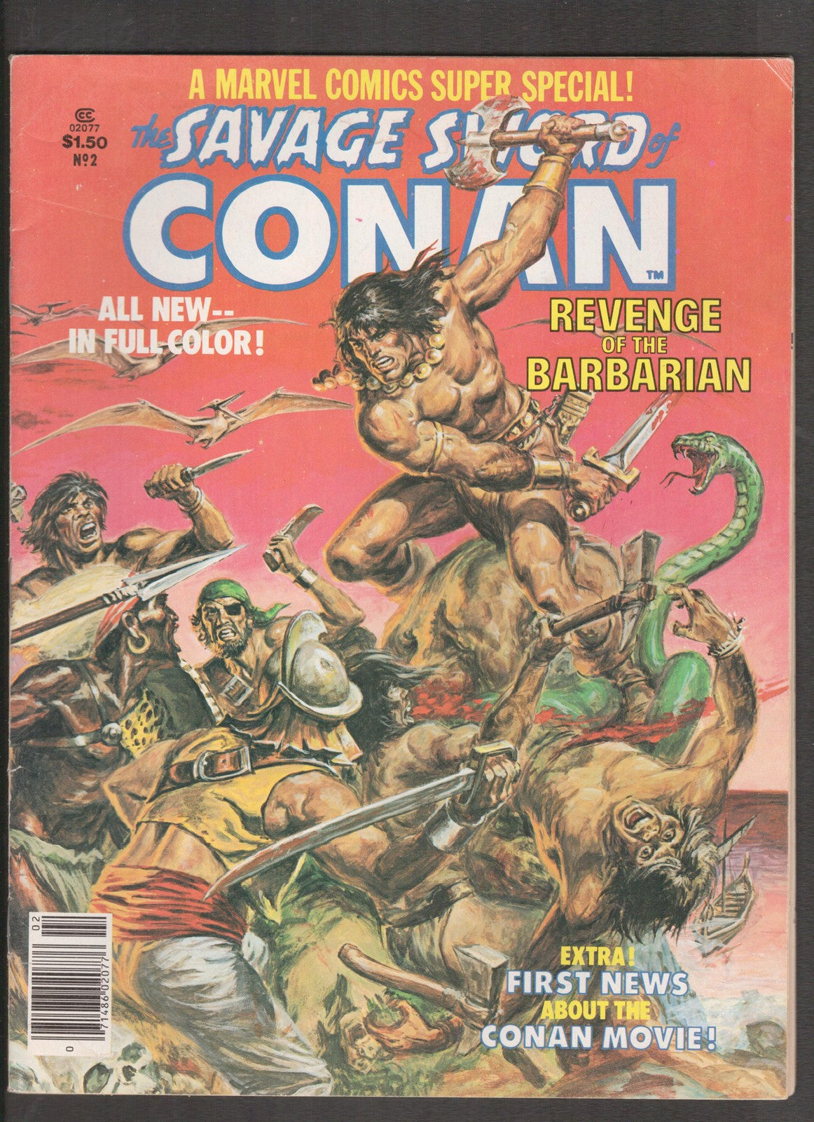 Marvel Super Special #2 (1976) Savage Sword of Conan Marvel Comics