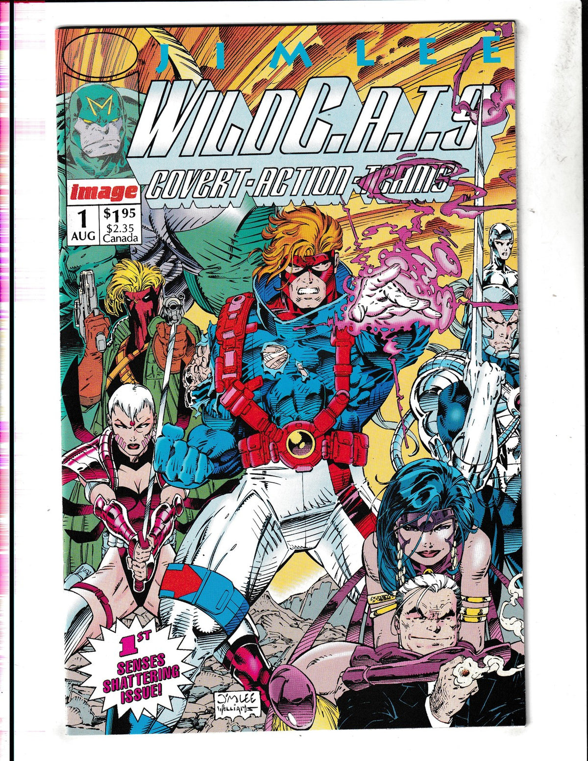 WildC.A.T.S Covert-Action-Teams #1 (1992) Jim Lee Image Comics