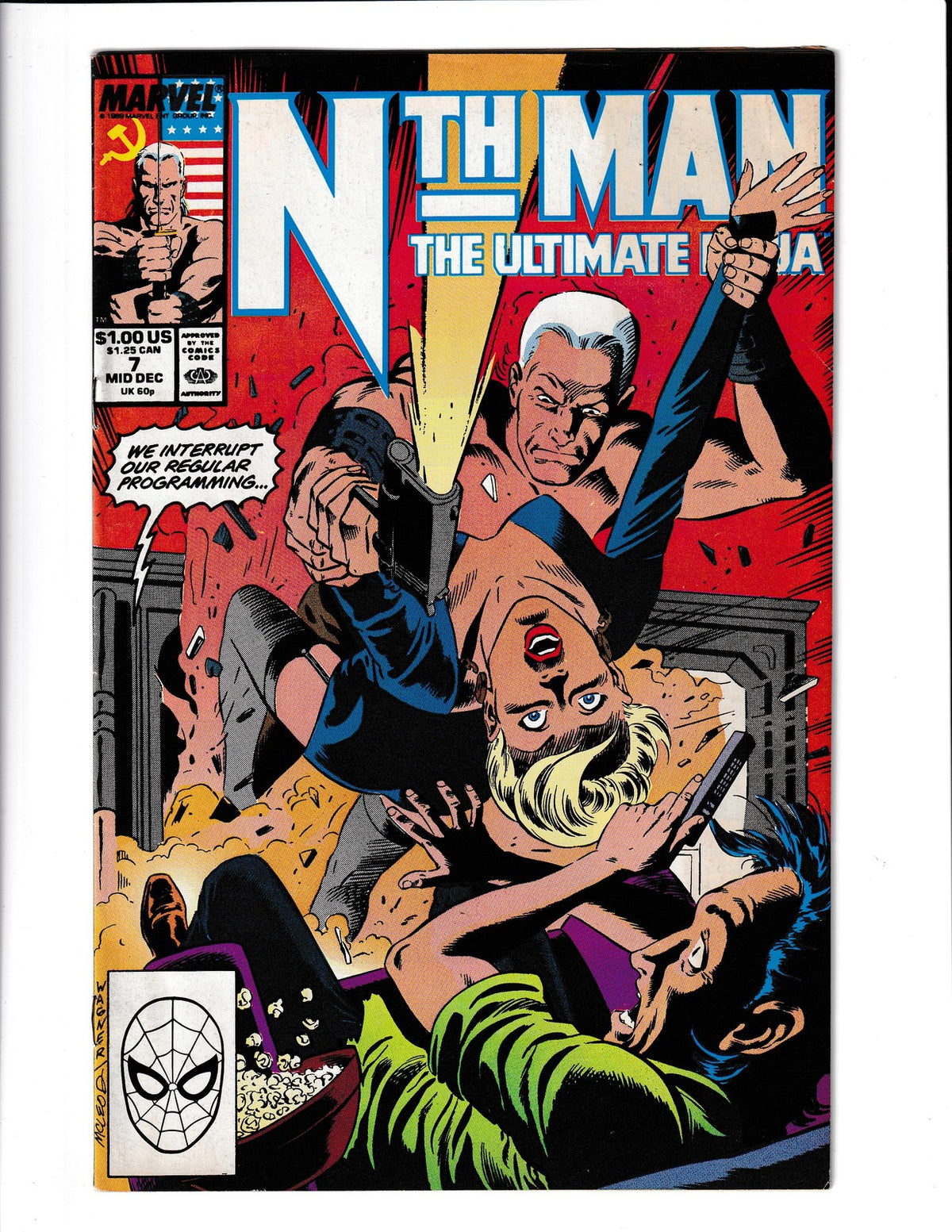 Nth Man #7 (1989) Marvel Comics