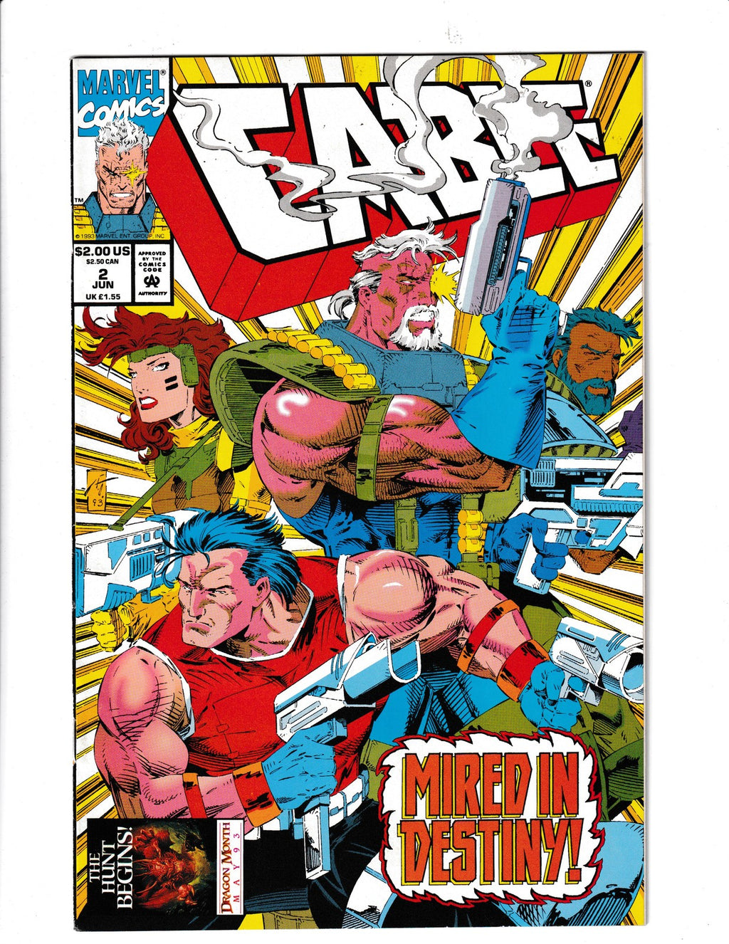 Cable #2 (1993) Marvel Comics SKU:3130